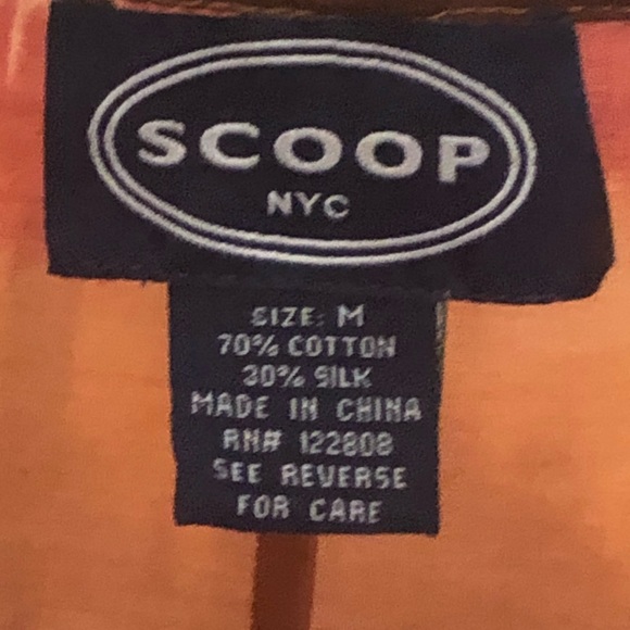 SCOOP NYC GORGEOUS TUNIC TOP SIZE MEDIUM - Picture 2 of 7